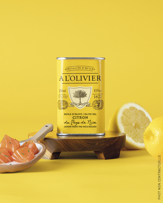 Olive oil infused with Nice lemon