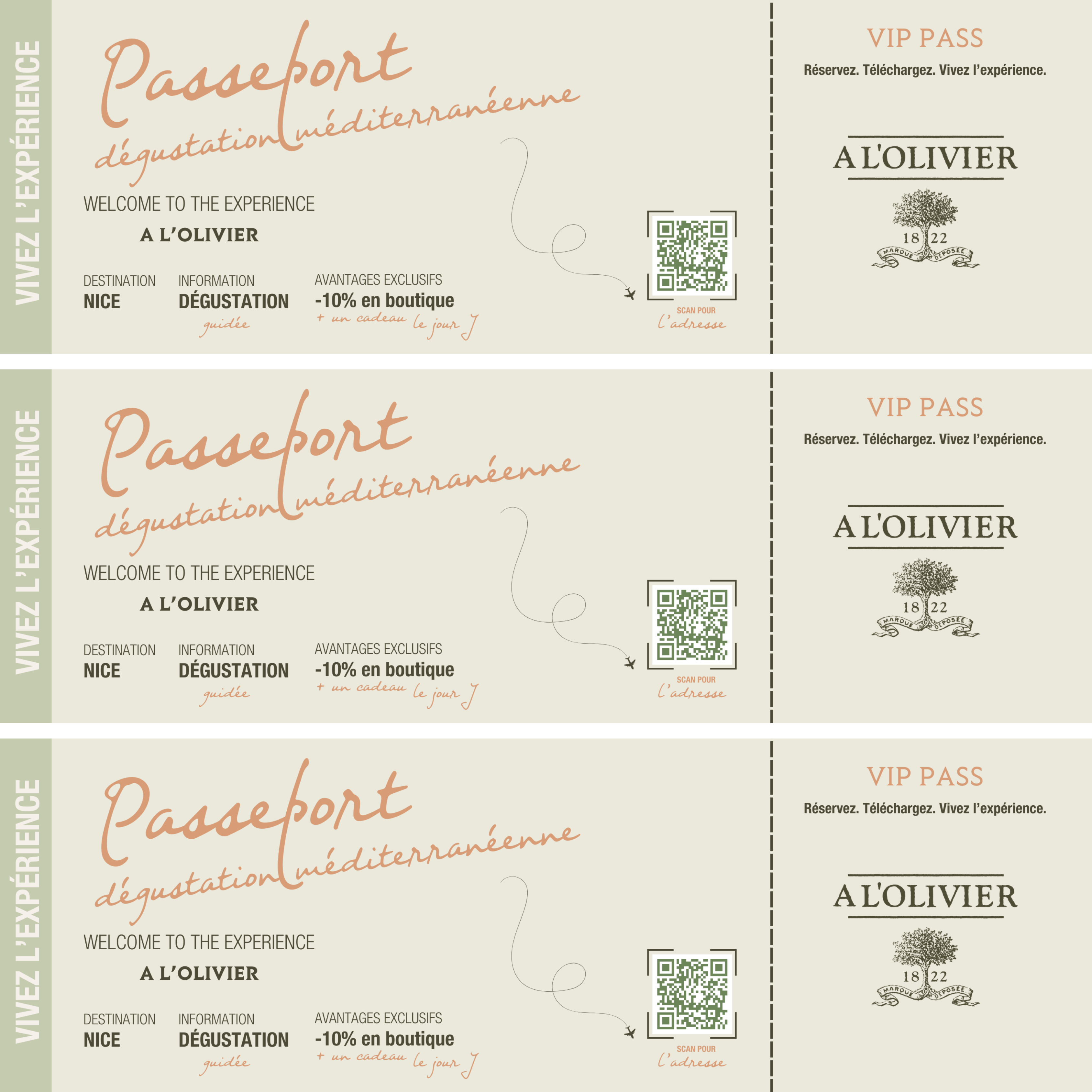Passeport « dégustation méditerranéenne »