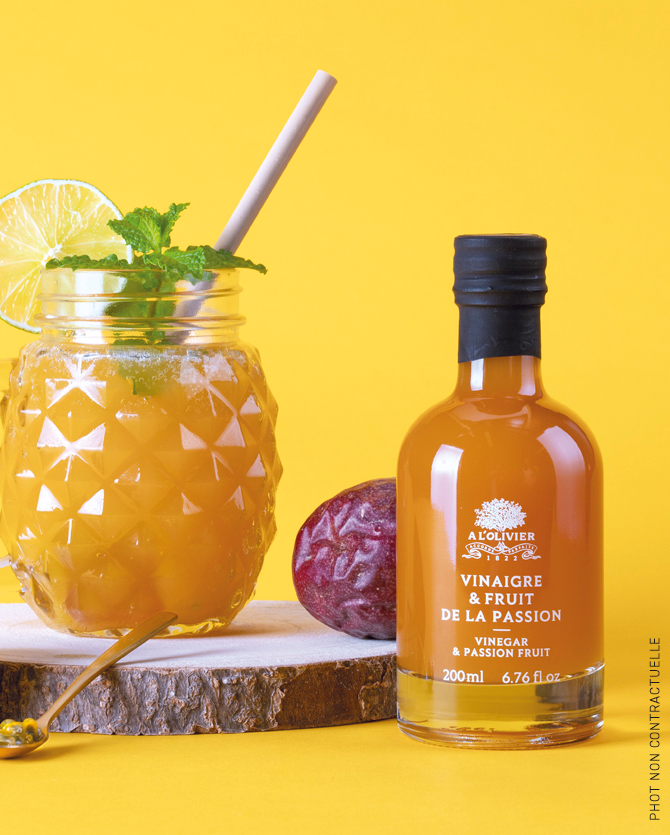 Vinegar & passion fruit