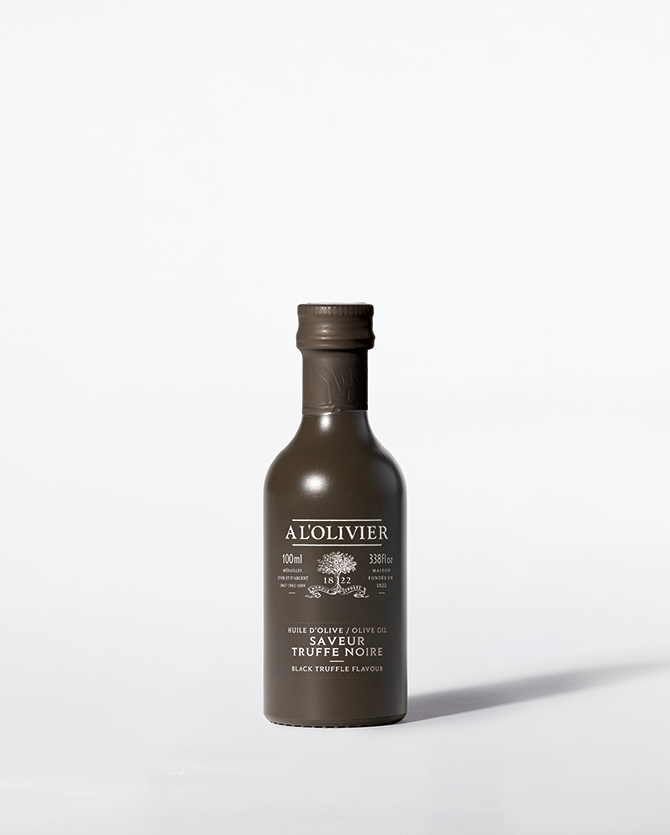 huile d'olive aromatique saveur truffe noire