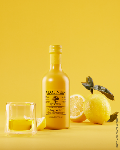 lemon from nice aromatic olive oil