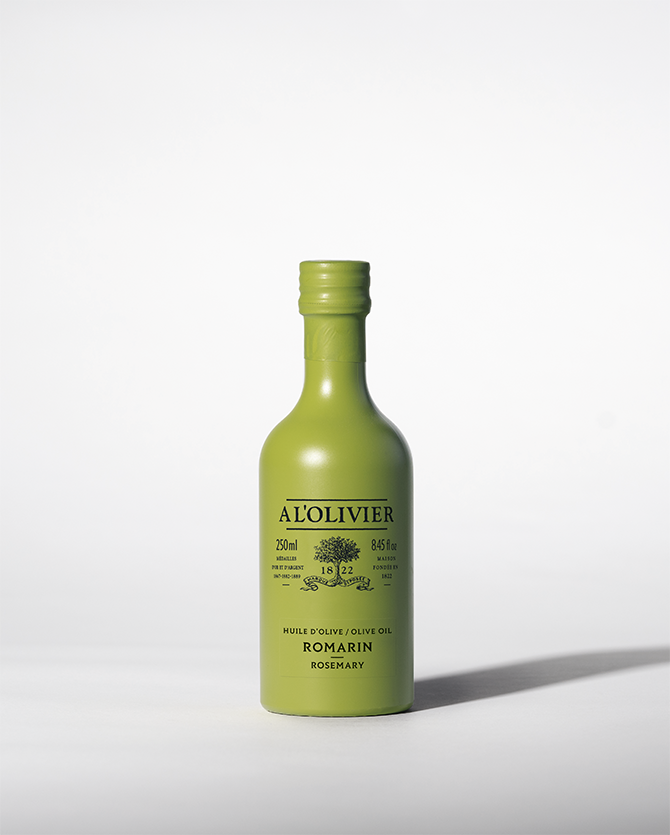 huile d'olive aromatique au romarin