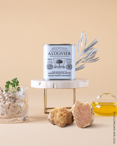 huile d'olive aromatique saveur truffe blanche