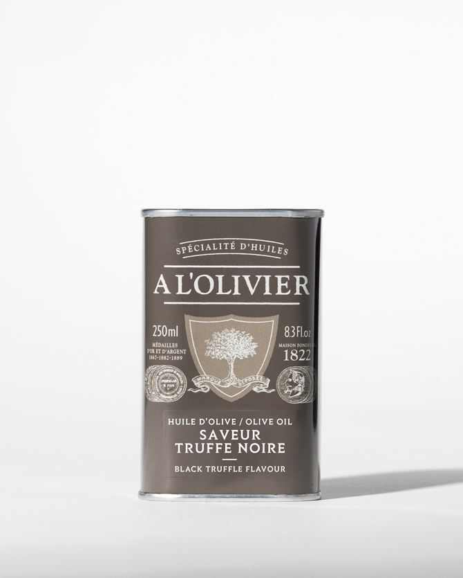 huile d'olive aromatique saveur truffe noire