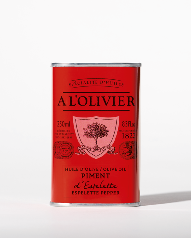 huile d'olive aromatique au piment d'espelette