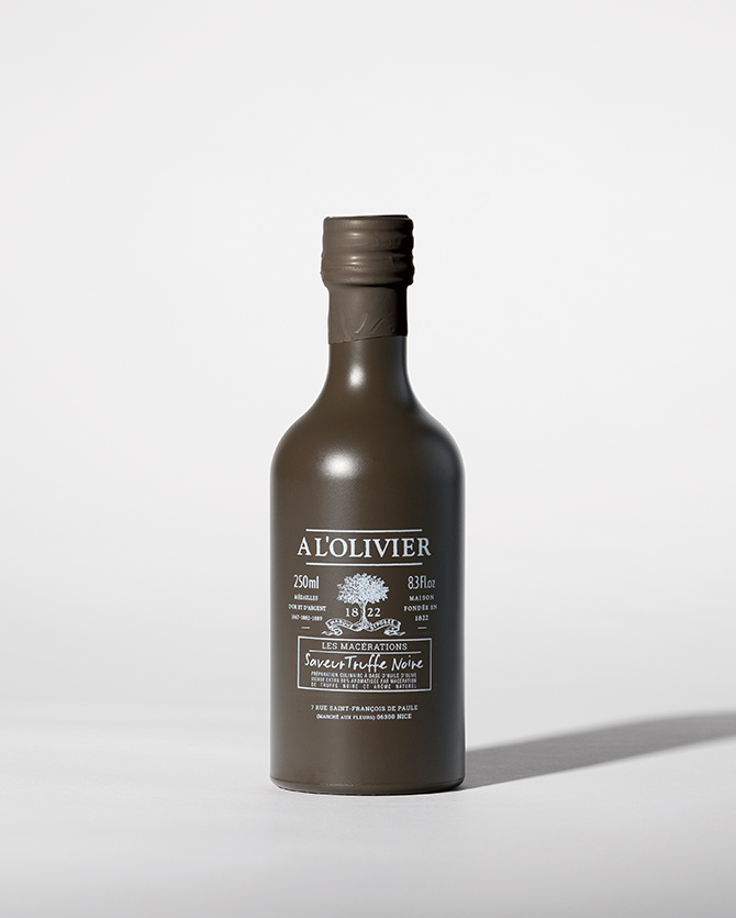 huile d'olive aromatique saveur truffe noire