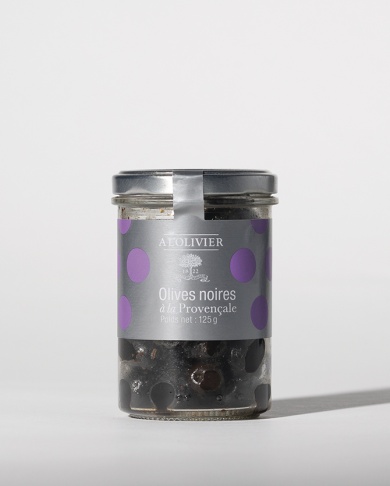 Provençal style black olives