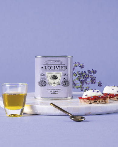Lavender aromatic olive oil