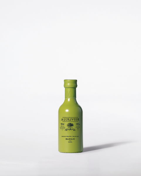 Basil-infused olive oil