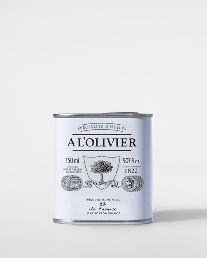 Aceite de oliva con infusión de ajo francés