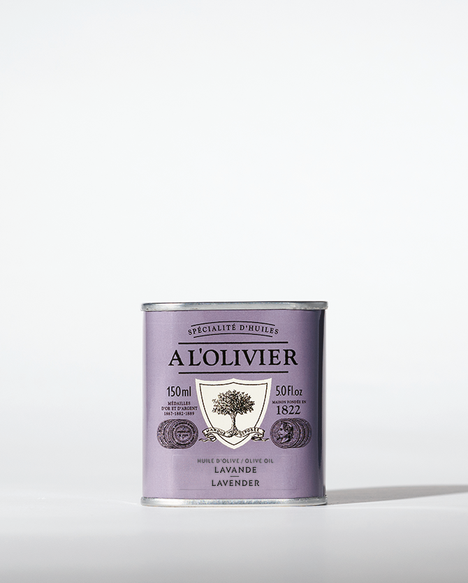 Huile d'olive infusée à la Lavande