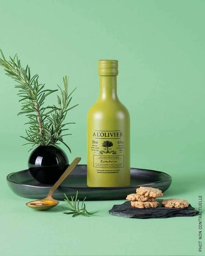 Huile d'olive infusée au Romarin