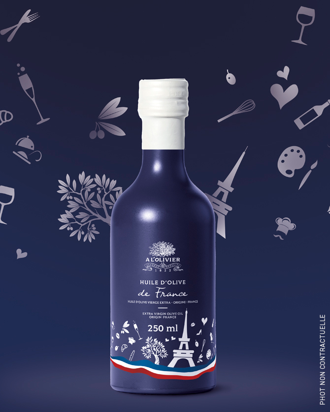 フランス産オリーブオイル Huile d'olive vierge 75cl Extra virgin olive oil from France