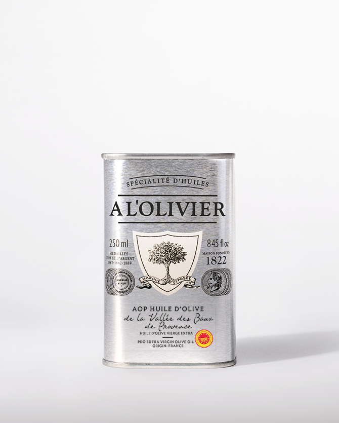 Huile d'olive vierge extra des Baux de Provence AOP
