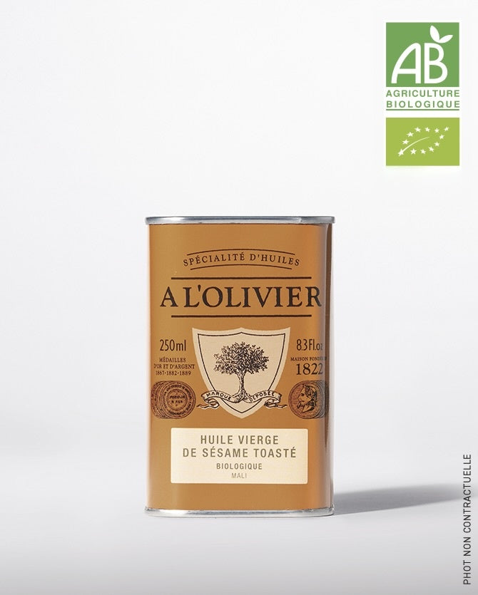 Huile vierge de Sésame Toasté Bio
