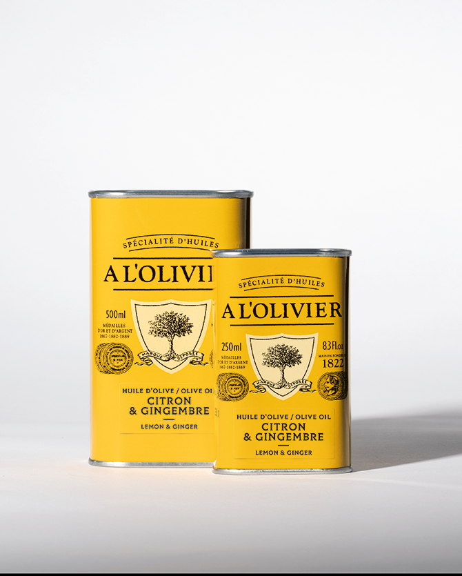 Huile d'olive infusée au Citron & Gingembre