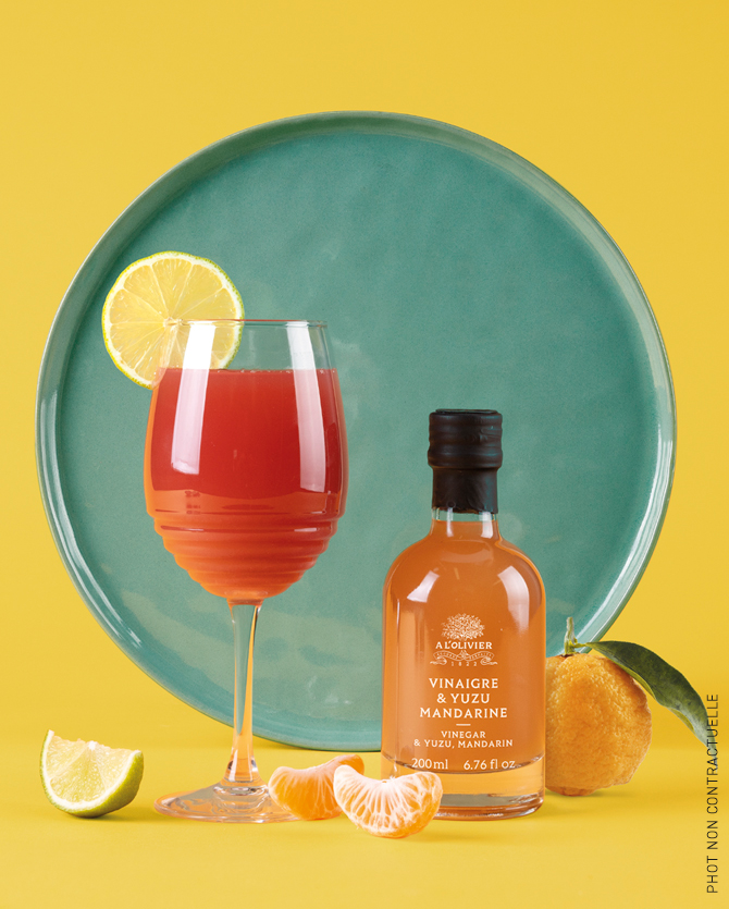 VINAGRE DE YUZU Y MANDARINA